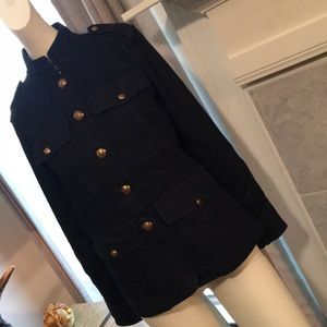 💃Sale💃💥Ralph Lauren )Lauren Jean Co.) Military Denim Jacket